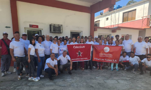 Copextel Las Tunas se honra con Bandera Vanguardia Nacional