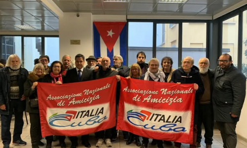 Activistas italianos redoblarán acciones contra cerco inhumano del bloqueo a Cuba