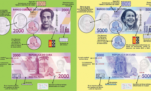 Nuevos billetes de alta denominación circularán en Cuba para facilitar transacciones en efectivo