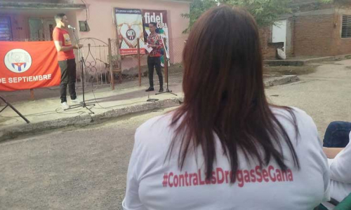 Comunidad de Santo Domingo se une contra las drogas en un llamado a la conciencia desde el barrio