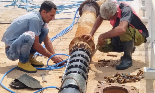 Aun en medio de las dificultades el servicio de agua se comporta de manera estable en Las Tunas