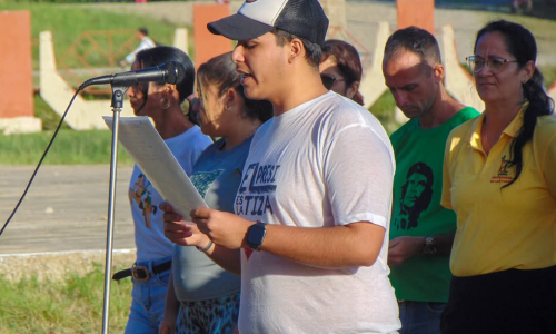 Yeinier, entre el liderazgo estudiantil y el arte