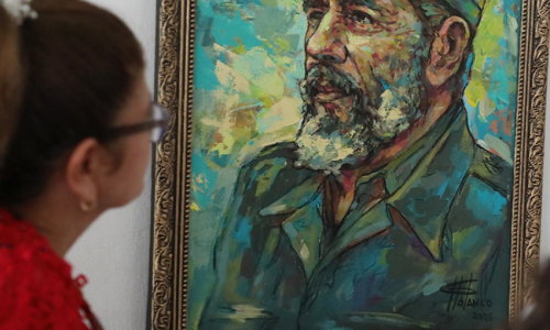 Exposición Arte fiel, inspirada en Fidel (+fotos)