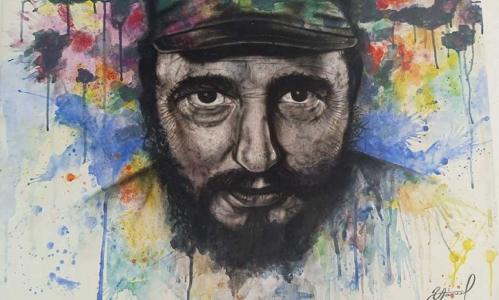 Desde el arte también se honra a Fidel