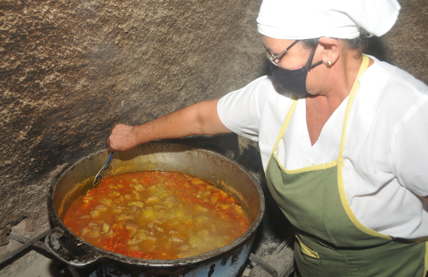 "The quality of the food is not the best," the cook said