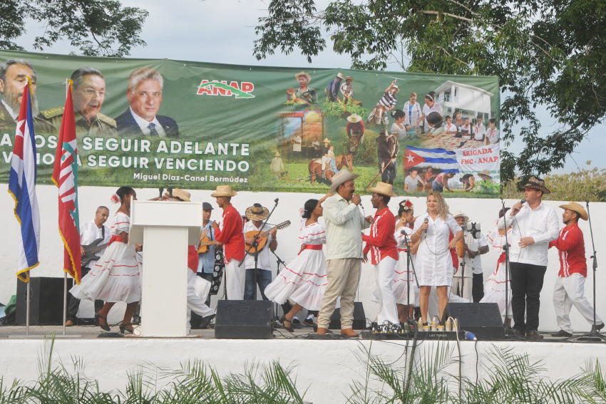 National Act for the Cuban Peasant Day in Jobabo, Las Tunas
