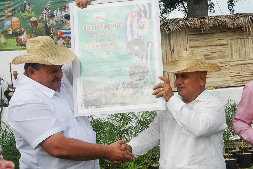 National Act for the Cuban Peasant Day in Jobabo, Las Tunas