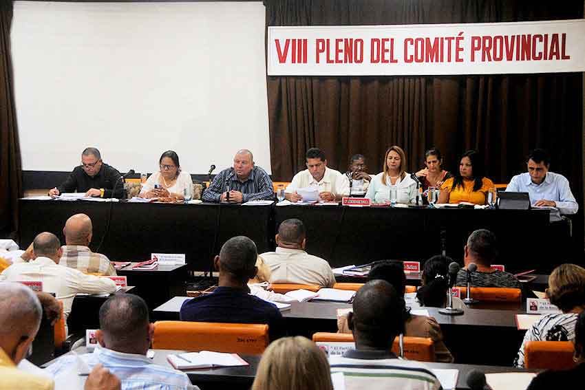 VIII Pleno del Comité Provincial del PCC en Las Tunas