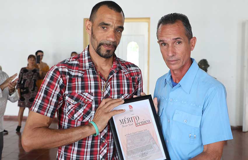 Realizador de sonidos William Vázquez Sosa