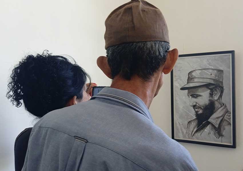 La muestra especial 100 años con Fidel se inauguró este 24 de febrero.