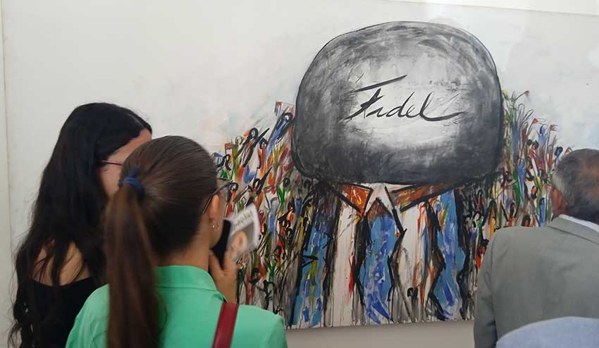 La muestra especial 100 años con Fidel se inauguró este 24 de febrero.