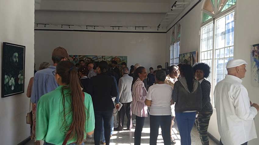 La muestra especial 100 años con Fidel se inauguró este 24 de febrero.