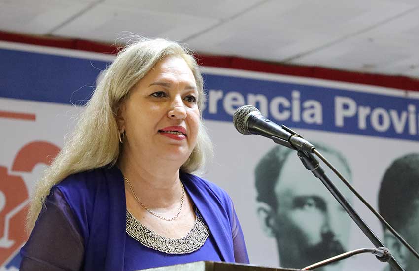 Odalis Batista Pérez, ratificada secretaria general de la CTc en Las Tunas.