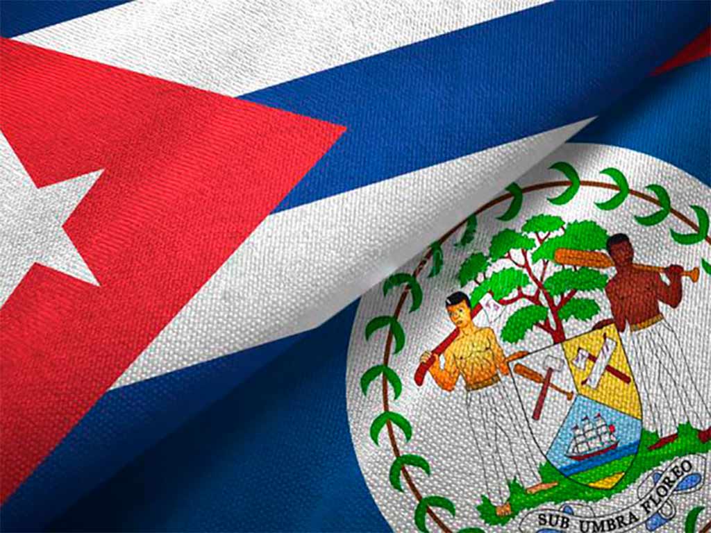 Cuba Belice Banderas