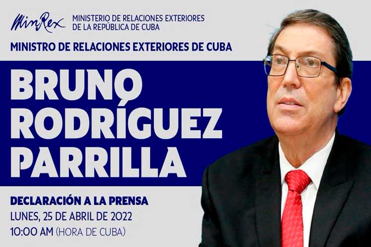 Cuba conferencia Bruno Rodriguez