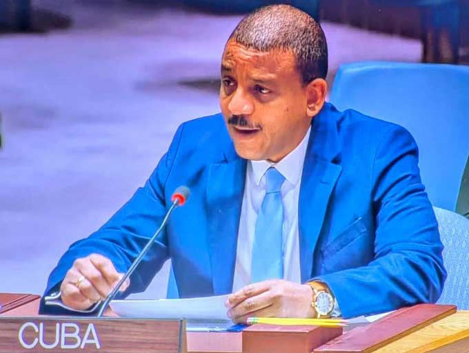 El diplomático cubano expresó preocupación por la tendencia en el Consejo de trabajar en formatos cerrados al resto de los Estados miembros.