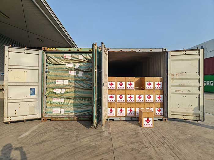 Nuevo donativo, desde China, con ayuda esencial para damnificados de "Melissa".