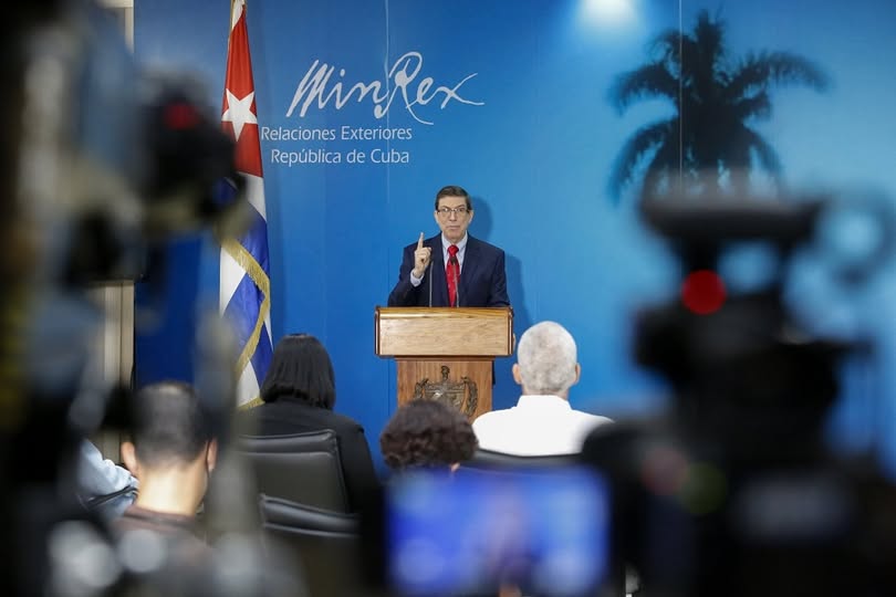 Cuban FM Bruno Rodríguez Parrilla.