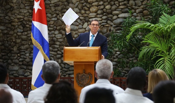 conferencia de prensa canciller cubano bruno rodriguez sesion extraordinaria onu bloqueo 04