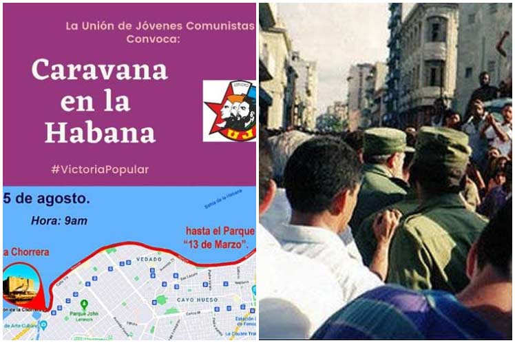 cuba UJC caravana fidel