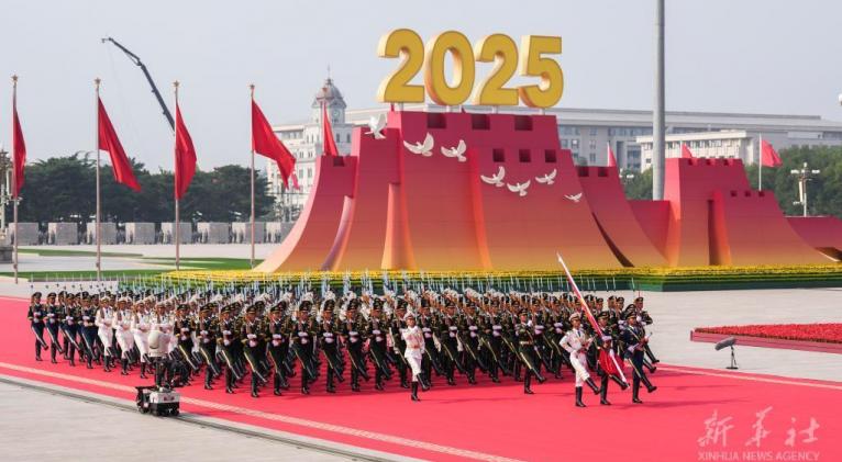 The People’s Liberation Army, arranged in various formations, demonstrated the modernization efforts undertaken in recent years.