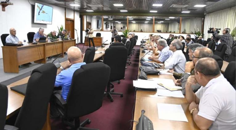 diaz canel huracan melissa