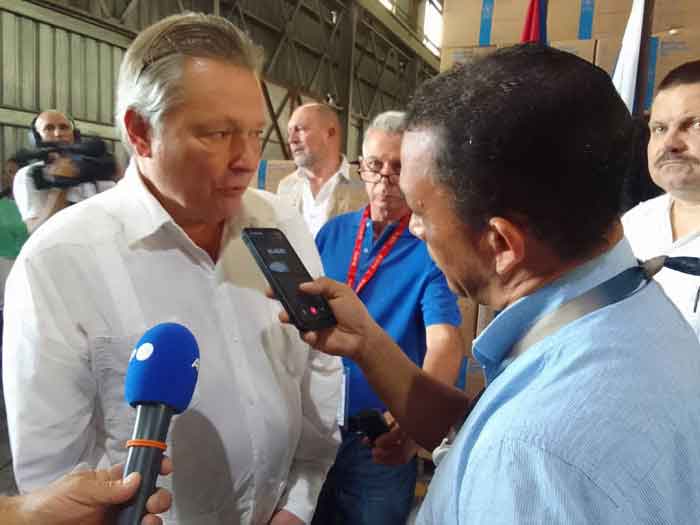 Russian Ambassador to Cuba Viktor Koronelli