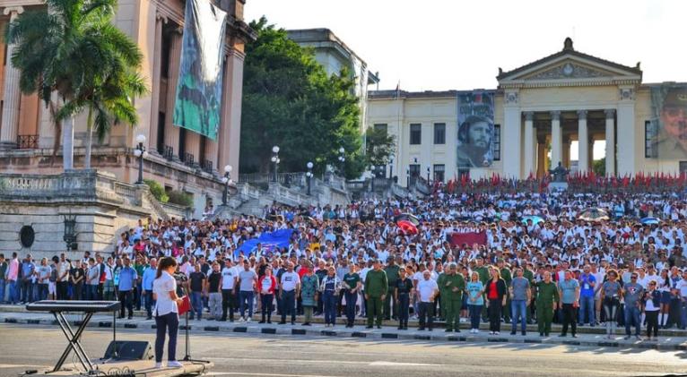 marcha estudiantes de medicina