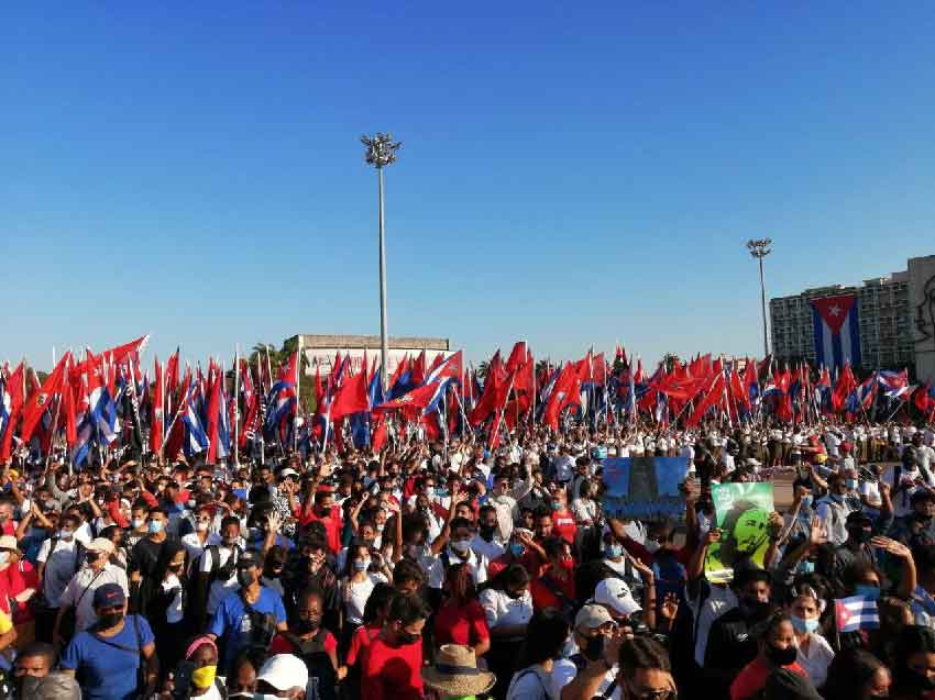 2022 May Day parade in Havana, Cuba