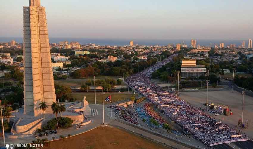 2022 May Day parade in Havana, Cuba