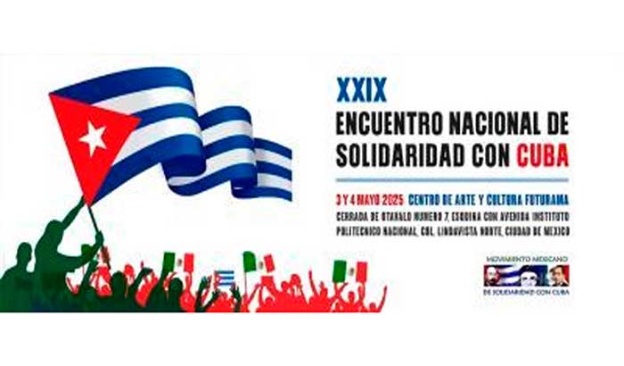 Movimiento Mexicano de Solidaridad con Cuba patentiza su apoyo a la Isla.