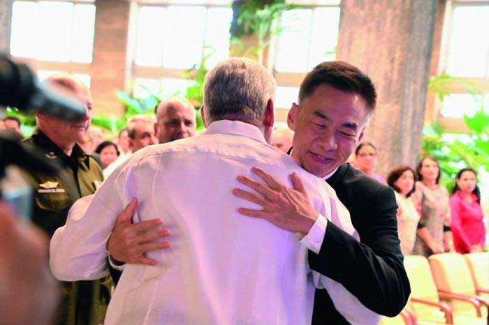 The Chinese people can always count on the support of the Cuban Revolution, said the island's Foreign Minister.
