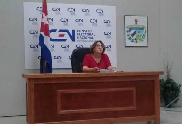 Alina Balseiro said that the first round of the Municipal Election of the People’s Power will be held on November 27