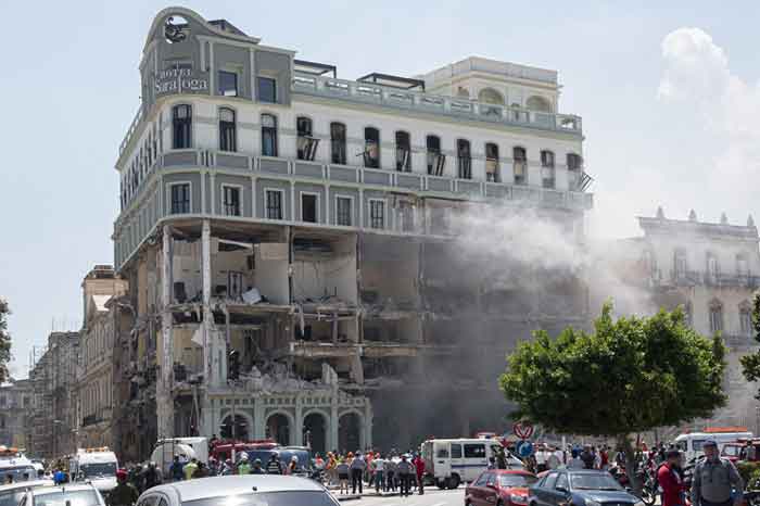 First anniversary of the tragic blast at the Havana's Saratoga Hotel 