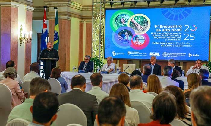 Primer Encuentro Cuba-Brasil de Alto Nivel Políticas Públicas para la soberanía alimentaria y seguridad alimentaria y nutricional.
