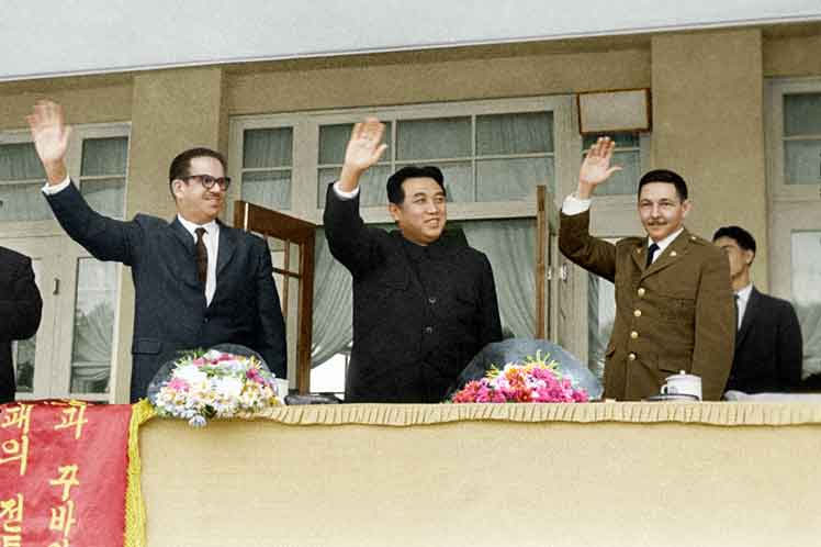Raul Dorticos Kim Il Sung