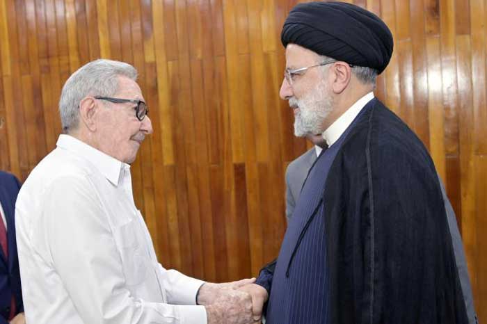 Cuban leader Raúl Castro met the Iranian president