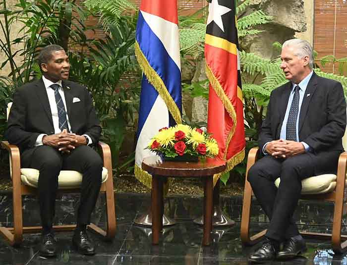 Ambos dignatarios encomiaron las excelentes relaciones bilaterales, que arribaron a su aniversario 30.
