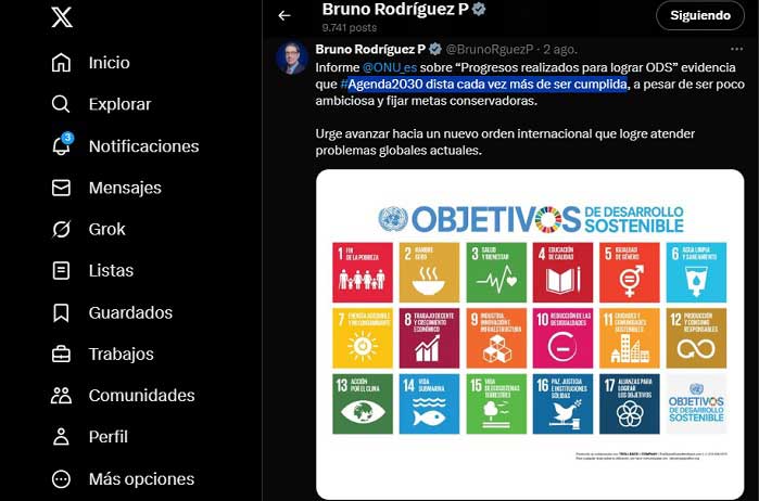 Agenda 2030 dista cada vez más de ser cumplida