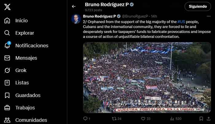 U.S. Department of State spreads false, disrespectful, and irresponsible information about Cuba.