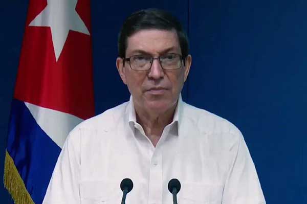 Cuban Foreign Minister, Bruno Rodriguez Parrilla.