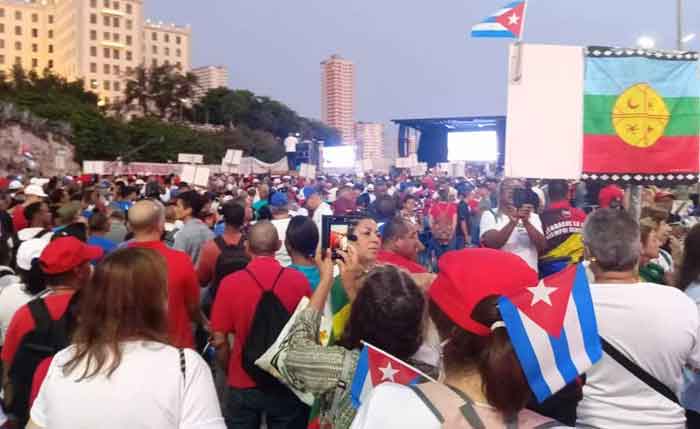 May Day parade today in Havana