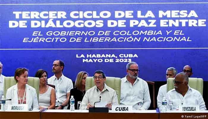 Cuba acts as one o the guarantors and alternative venue