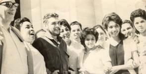 El Che Guevara con la brigada medica en Sidi Bel Abbes.