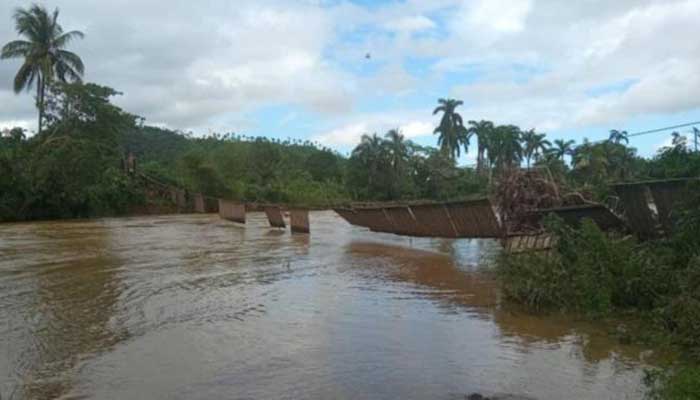 La subida del Miel alcanzó cotas no recordadas antes en "La Primada", dicen algunos.