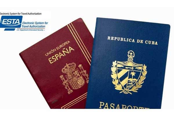 U.S. authorities prohibit Cuban nationals with double citizenship from accessing the Electronic System for Travel Authorization (ESTA).