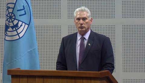 Speech by the President of the Republic of Cuba, Miguel Díaz-Canel Bermúdez, at the inaugural session 