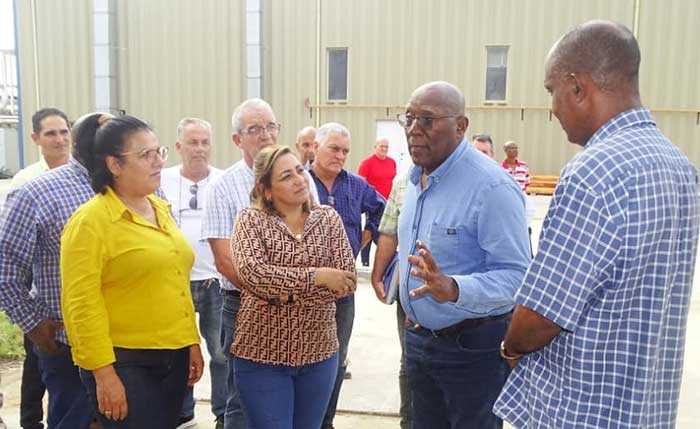 The Cuban vice president emphasized that this investment represents an essential step in import substitution