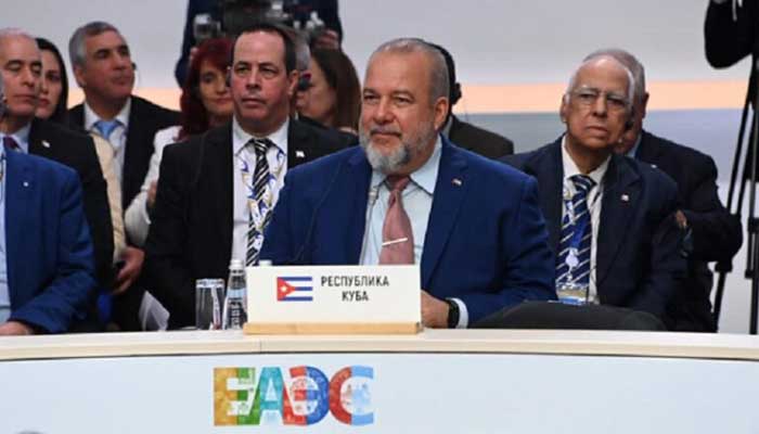 PM Manuel Marrero spoke at the plenary session of the Intergovernmental Council of the EEU