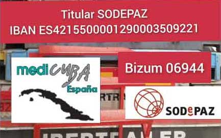 Medicuba Spain/SODePAZ launched this fundraising campaign to cover the cost of the containers and the purchase of supplies.